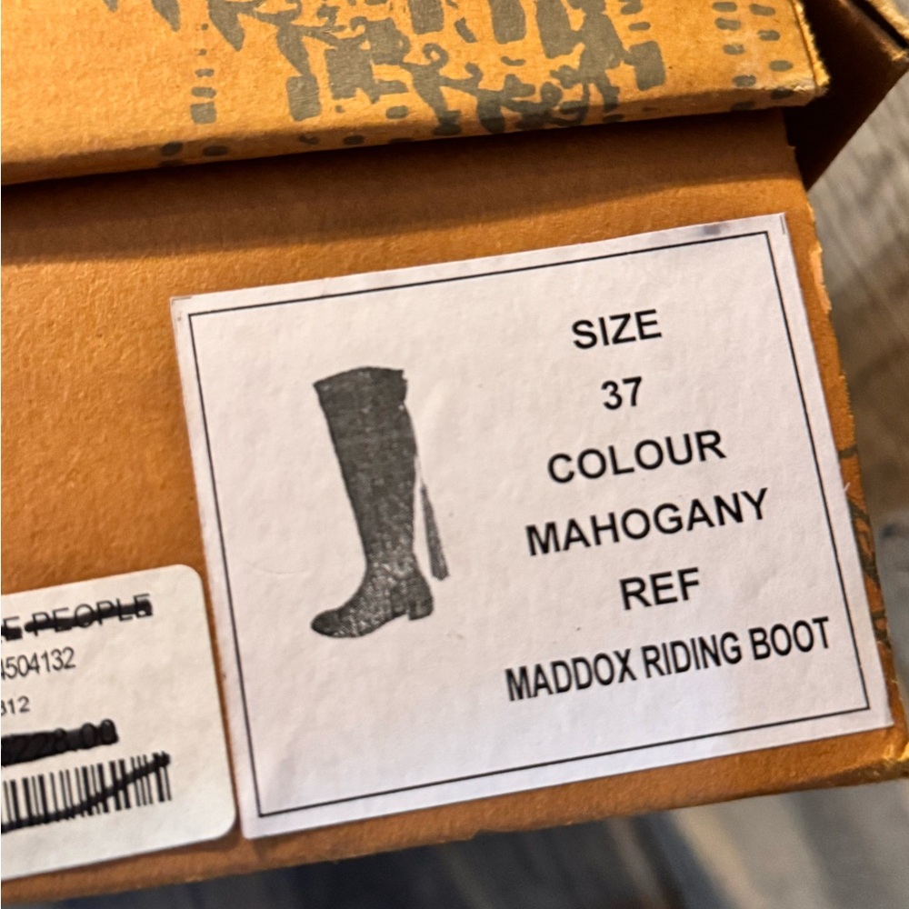 Free People Rich Burgundy Suede Riding Boots - Picture 7 of 7